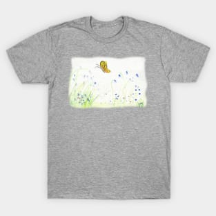 Butterfly in Grass T-Shirt